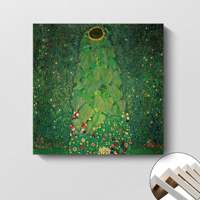 Klimt oil painting landscape